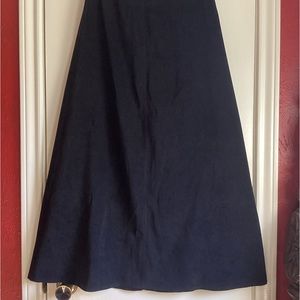 David Brooks faux suede skirt